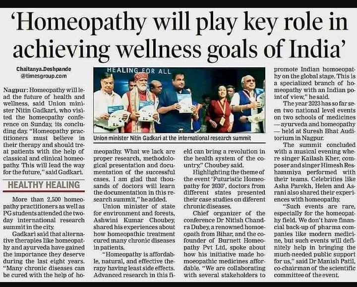 How will homeopathy play a key role in achieving wellness goals in India?