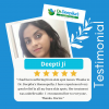 Deepti Ji, Happy patient of Dr. Deepika's homeopathy, She was suffering from skin burn spot issue