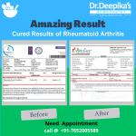 Revitalizing Lives: Triumph Over Rheumatoid Arthritis at Dr. Deepika's Homeopathy After Report | Cured Results of rheumatoid arthritis of Mr. Atul at Dr. Deepika's Homeopathy